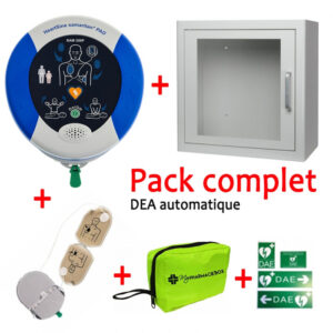 Pack DAE Intérieur Heartsine Samaritan Pad 500P 300P Alarme